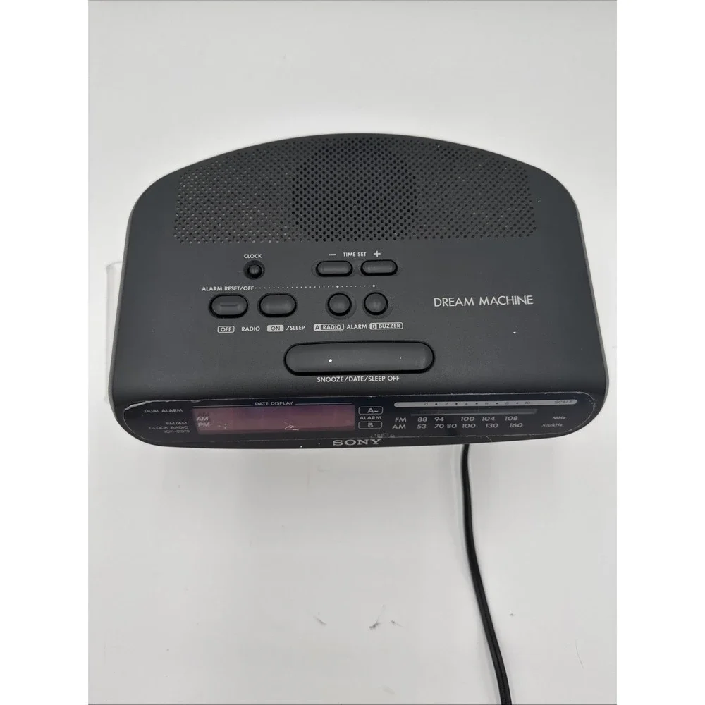 Sony Dream Machine ICF-C370 Alarm Clock-AM/FM‎ Tested Working